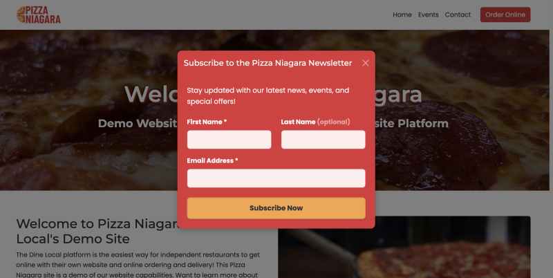 File:Screenshot of the Dine Local Website Newsletter Signup.png