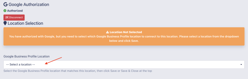 File:Screenshot of the Google Business Profile selection screen.png