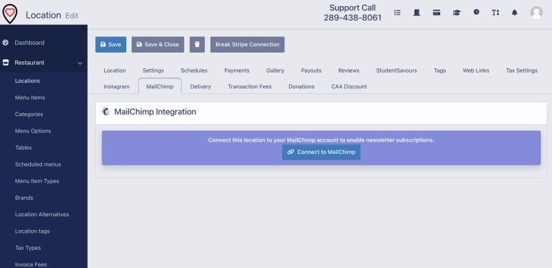 File:Screenshot of the MailChimp integration page.png