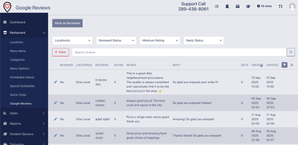 Gogle Reviews List Screenshot.png